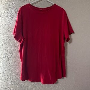 lululemon athletica Short Sleeve Crew Tee in Red